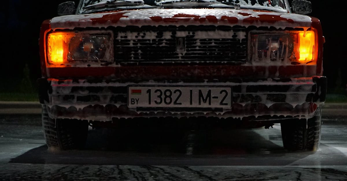 Вечерние процедуры по уходу за автомобилем после дня на дороге